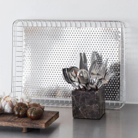 LIFT tarjotin 33,5 x 44,5 cm, kromi