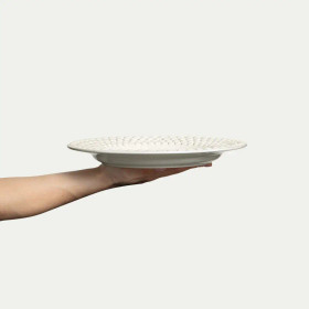 Bubbles lautanen 28 cm Sand