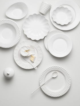 Basic lautanen 21 cm valkoinen