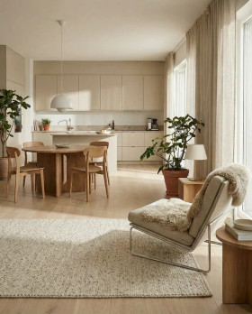 Villamatto Merino 170 x 230 cm Natural Beige