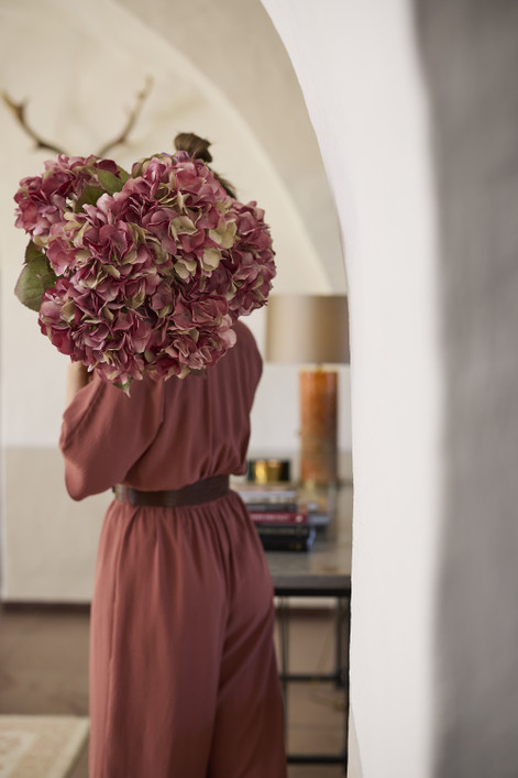 Hortensia 56cm Roosa