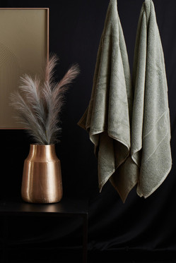 Organic Elegance jättipyyhe 100x150 cm Ash Green