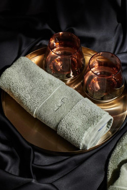 Organic Elegance Käsipyyhe 30x50cm Ash Green