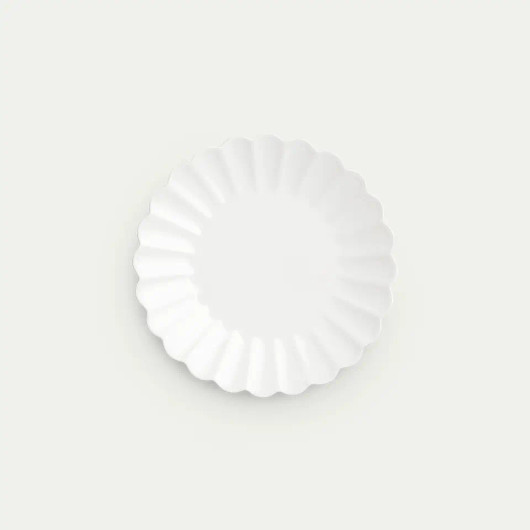 Oyster lautanen 20 cm Valkoinen
