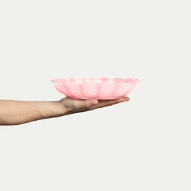 Oyster kulho 24 cm vaaleanpunainen