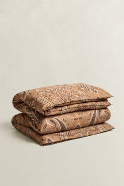 Key West Paisley tuplapussilakana Butternut Beige 220x220 Gant