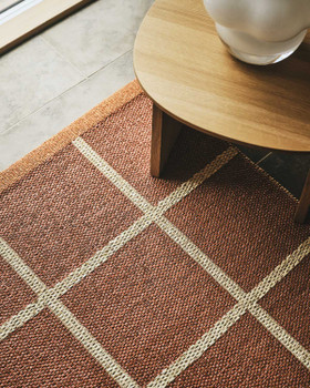 Criss Pop Brick / Cream / Pale Orange matto 70x100 cm