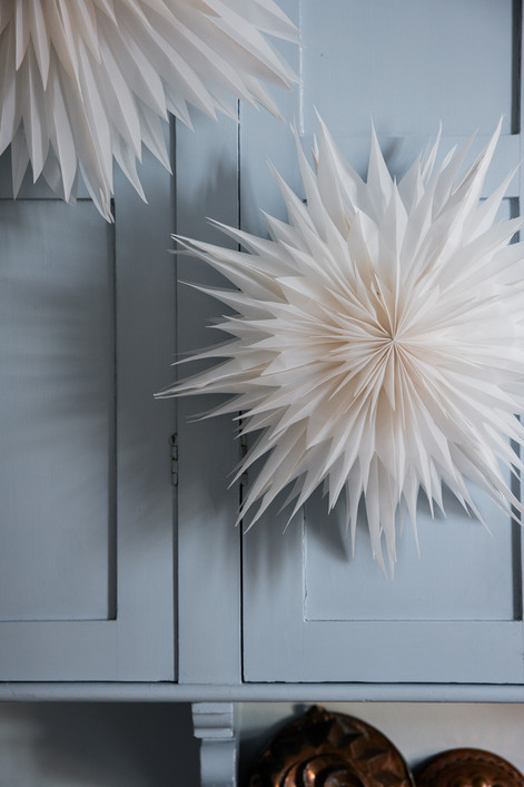 Roxy paperitähti 50cm, valkoinen