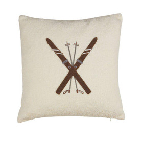 Ski Offwhite teddytyyny 48x48 cm Fondaco