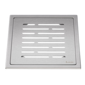 OUTLINE lattiakaivonkansi 20x20 harjattu ruostumaton teräs