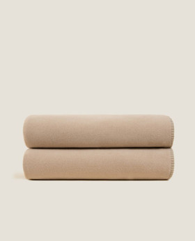 Soft viscose torkkupeitto 130x160, beige