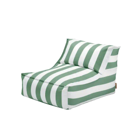 Stay Lounger Chair Lily White/Duck Green