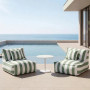 Stay Lounger Chair Lily White/Duck Green