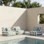 Stay Lounger Chair Lily White/Duck Green