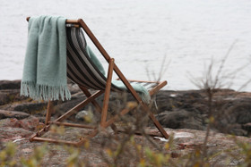 Mohair torkkupeite Sea Foam & Green Bay Melange 130x170, Stackelbergs