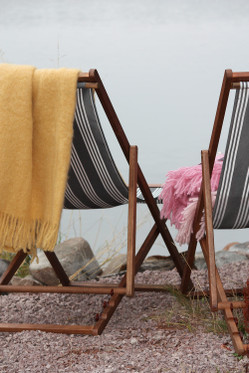 Mohair torkkupeite Golden Yellow 130x170, Stackelbergs