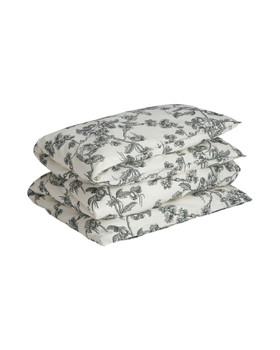 Gant Tree print pussilakana 150x210 Tartan green