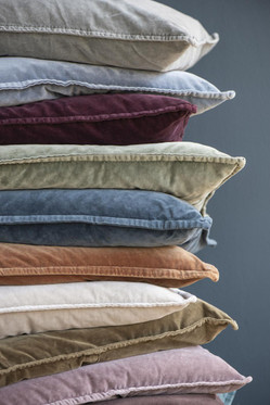 Samettityyny poltetturoosa Ib laursen 52x52 cm