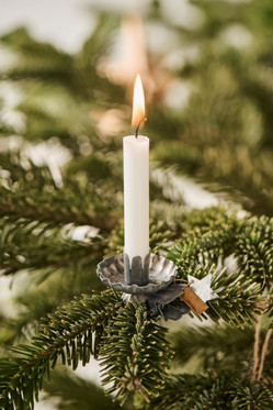 Mini kruunukynttilä valkoinen 12 kpl, Ib laursen