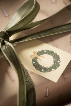 Samettinauha sammaleenvihreä 10 m/rulla