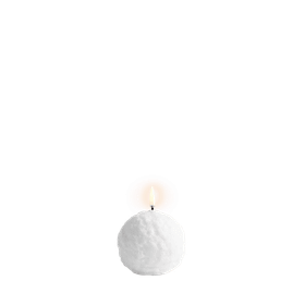Led lumipallokynttilä Nordic White 8 cm Uyuni Lighting