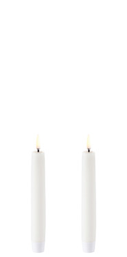 Uyuni Led-kruunukynttilä valkoinen 2,3 x15 cm, 2kpl/pakkaus