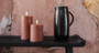 Led pöytäkynttilä Terracotta rustic 7,8 x 20,3 cm, Uyuni