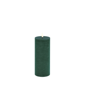 Led pöytäkynttilä havunvihreä rustiikki 7,8 x 20 cm, Uyuni