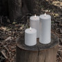 Outdoor Led pöytäkynttilä valkoinen 8,4 x 20 cm, Uyuni