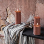 Led pöytäkynttilä Terracotta rustic 7,8 x 20,3 cm, Uyuni