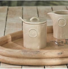 Portofino Sugar Jar With Spoon, Riviera Maison