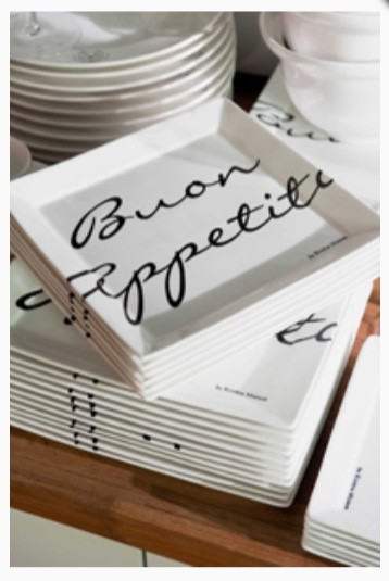 RM Buon Appetito Square Plate 22x22cm