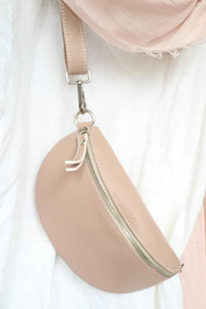 Vyötärölaukku nahkaa, Rosa, Peura