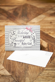 Postcard Welcome Girl, Riviera Maison 