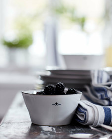 Stoneware Bowl, White, Lexington