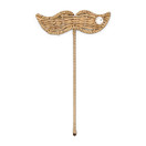 Rustic Rattan Photobooth Moustache, Riviera Maison 