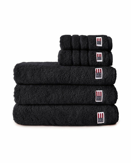 Original Towel Black 30x50cm, Lexington