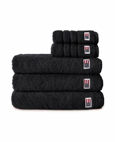 Original Towel Black 70x130cm, Lexington