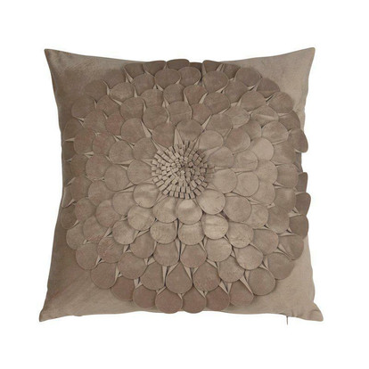 Cilla kukkatyyny, beige