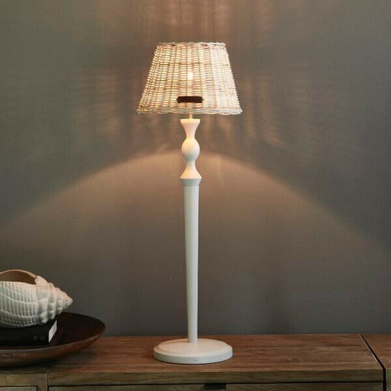 Rustic Rattan Naxos Lampshade,  Koko 24x18, Riviera Maison 