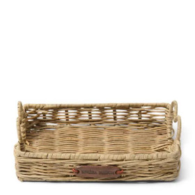 Rustic Rattan Happy Heart Mini tray