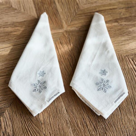 Aspen Snoflake napkin set of 2 pcs