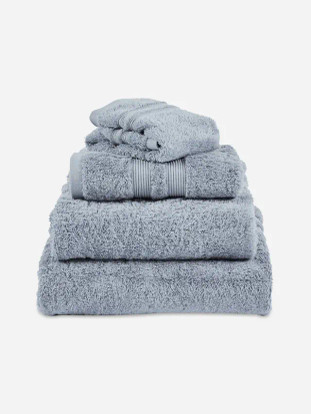 Fontana Towel Organic 50x70 Light Blue, Mille Notti