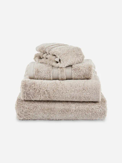 Fontana Towel Organic 50x70 Beige, Mille Notti