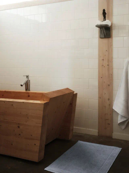 Portofino Bath Mat 60x90 Light Blue, Mille Notti