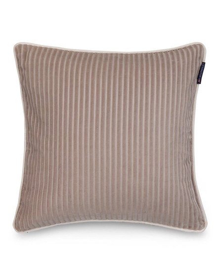 Cord orgaanisen puuvillan samettityynynpäällinen, Beige/sininen