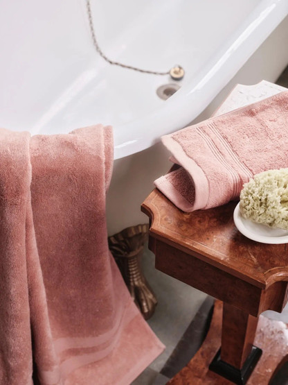 Fontana Towel Organic 50x70 Rosa, Mille Notti