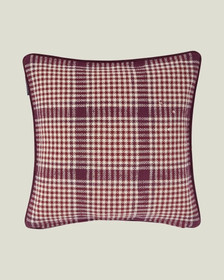 Ruudullinen kierrätyspuuvillainen tyynynpäällinen, Lexington