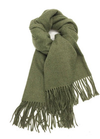 Scarf Blended With Cashmere, Khaki