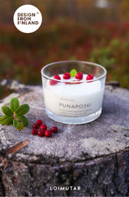 Puusydänkynttilä puolukka